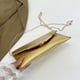 thumbnail image 5 of 2954 Bolso tipo sobre mano plisado bolso noche bolso bandolera con cadena personalidad elegante en forma V para mujer-PZ20240716014897 Oro, 5 of 9
