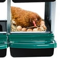 thumbnail image 3 of Yeshouse Nidos para gallinas ponedoras, Nido metálico para gallinas con orificios de ventilación y percha oscilante para gallinero, Cajas para la puesta de huevos de gallinas, patos y otras aves, 3 of 7