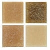 Mosaic Mercantile 0.38 x 0.38 in. Glass Authentic Square Mosaic Tile - Earth Color, 1 Lbs. Bag