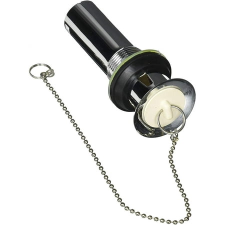 

Keeney 1681K Sink Pull Out Plug with Chain and Stopper Chrome