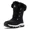 Black, variant on HOBIBEAR Women's Winter Snow Boots — Water Resistant, Faux Fur Lined, TPR Non-Slip Sole, Mid-Calf Outdoor Warm Shoes