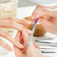 thumbnail image 3 of Limas de uñas de cristal con estuches, limas de uñas impresas coloridas, herramientas de manicura de cristal, 3 of 5