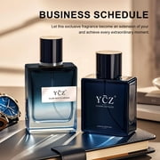 Ycz Mens Cologne Gift Set, 2-Bottle Set (1.7 oz each),Oceanic and Woody Notes Long-Lasting Scent