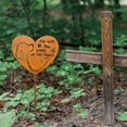 thumbnail image 4 of JGJJUGN Wrought Iron Pet Memorial Marker Outdoor Decoration for Lost Dogs and Cats, Durable Metal Tombstone for Garden and Lawn Tribute, 4 of 5