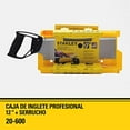 thumbnail image 2 of STANLEY 20-600 Deluxe Impact-Resistant Miter Box with Saw, Assembled Product Weight 2.42 lb, 2 of 8