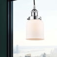 thumbnail image 2 of 616-1PH-PC-G51 Innovations Lighting Bell - 1 Light Mini Pendant In Industrial Style-10 Inches Tall and 5 Inches Wide-Polished Chrome Finish-Matte, 2 of 2