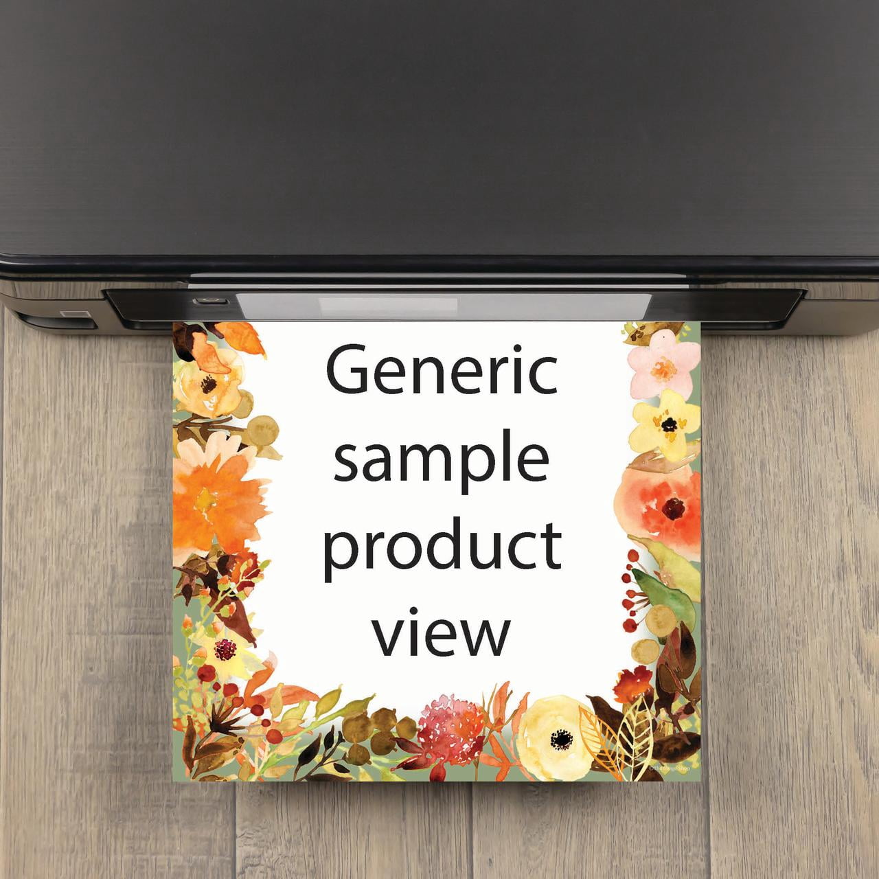 Fall Floral Letterhead Laser & Inkjet Printer Paper