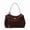 dark brown, variant on Genuine Leather Hobo Bag, Women's Suede Flap Underarm Shoulder Crossbody Purse