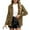 Brown, variant on Jacket for Women Zipperr Long Sleeve Comfort Warm Jackets Fall Clothes Women Coat