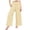 Yellow, variant on Leey-World Girls Plaid Wide Leg Pants Wide Waistband Elastic Waist Lounge Pant Casual Loose Trendy Beach Vacation Slacks 4-14 Y(Light Green,8-9 Years)