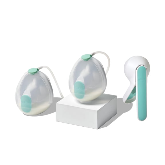 Extractor de leche Willow Wave, portátil, doble manual, 150 ml