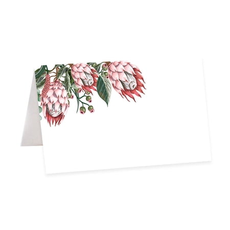 Koyal Wholesale Table Place Cards Boho Protea Florals Wedding 56 Pack
