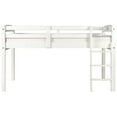 Concord Twin Size Junior Loft Bed Multiple Finishes