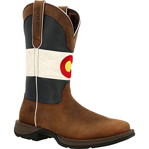 Durango Colorado Flag Western Boot
