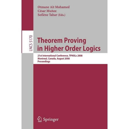 ISBN 9783540710653 product image for Lecture Notes in Computer Science: Theorem Proving in Higher Order Logics (Paper | upcitemdb.com