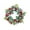 Green, variant on Christmas Candle Wreath 15.75in – Green Faux Garland Ring for Table Centerpieces, Candle Holders, Wine Bottle Tops & Holiday Decorations