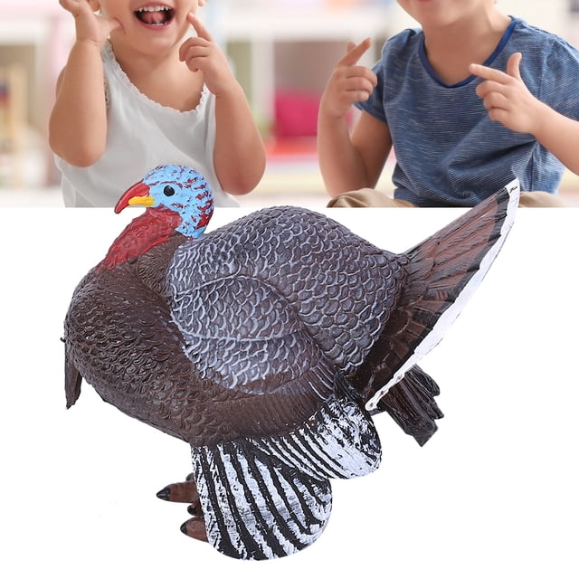 Juguete de simulación animal, modelo de animal de simulación, modelo de animal de pavo, modelo de animal de simulación, diseño aerodinámico