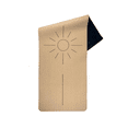 thumbnail image 1 of CRK- The Sun Mat 4mm Cork And Recycled Natural Rubber, Yoga Mat, 1 of 21