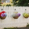thumbnail image 5 of Silk Hydrangea Heads Artificial Flowers (27 Fork 6 Blades, Red), 5 of 6