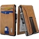 thumbnail image 1 of Wallet umoven - Cartera para hombre, con bloqueo RFID, piel marrón, 1 of 6