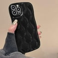 thumbnail image 5 of Water Ripple Glossy Case for iPhone 13 Pro Max Soft TPU Shockproof Camera Protective Back Cover for Women Girl Curly Wave Frame Phone Case for iPhone 13 Pro Max 6.7 Inch Black, 5 of 14