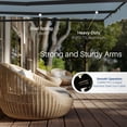 thumbnail image 4 of ALEKO Manual Retractable Patio 13 x 10 ft Awning Sky Blue Home Canopy, 4 of 8
