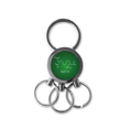 thumbnail image 1 of chestry egta checal structural formula stainless steel metal key holder chain keychain, 1 of 3