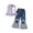 Purple, variant on XINXIAOO Toddler Girls Clothes Sleeveless Shirt Flare Jeans Pant Outfits for Girl Bell Bottom Kids Girls Clothing Set Summer Fall Fashion Outfits 7-8 Years