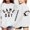 White, variant on KAUOD Girls Letter Print Sweatshirt Football Graphic Crewneck Pullover Long Sleeve Sweaters Kids Casual Fashion Top School Hoodies