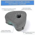thumbnail image 5 of Leg Pillow | Ergonomic Side Sleeper Pillow For Optimal Support | Memory Foam Knee Pillow For Side Sleepers | Positioning Cushion With Removable And Wa, 5 of 5