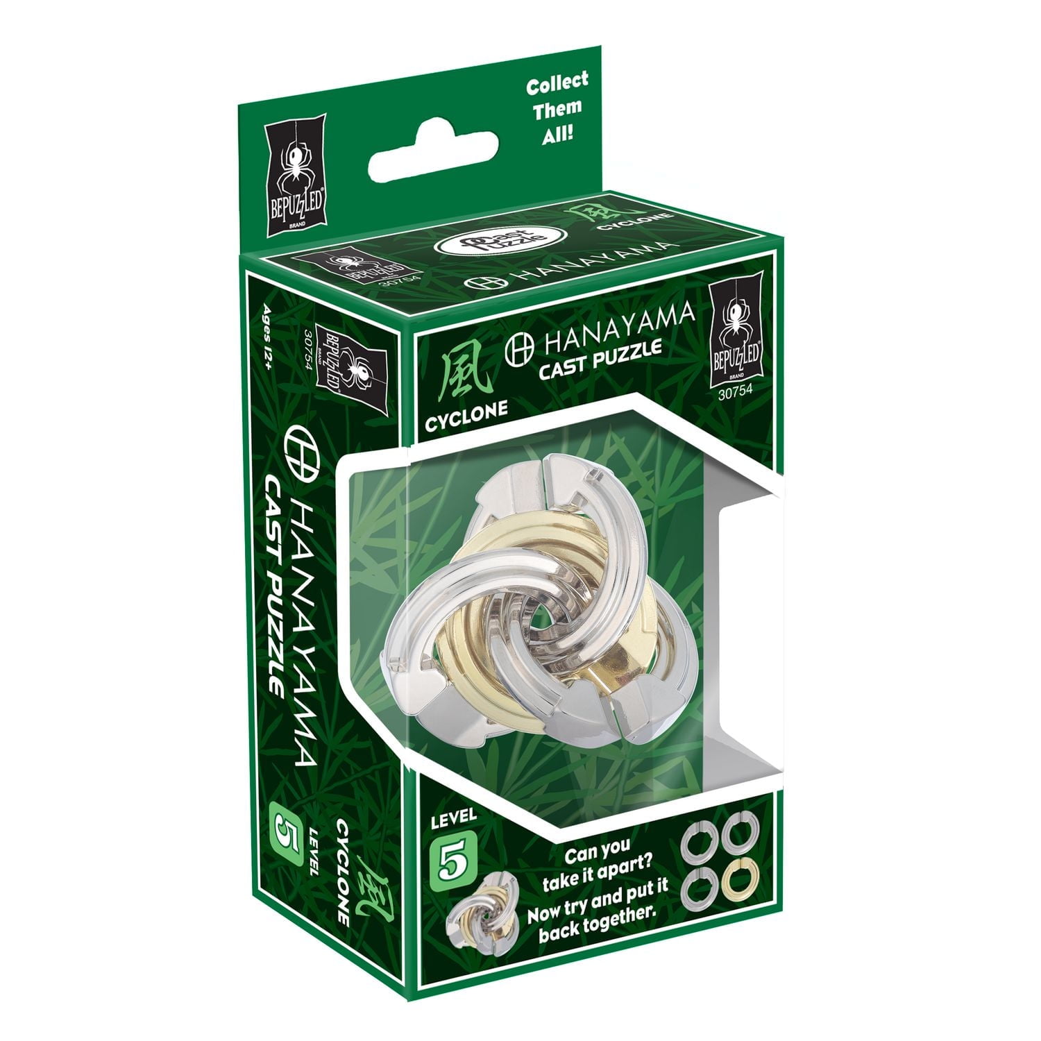 Hanayama Cyclone Brain Teaser Puzzle - Level 5