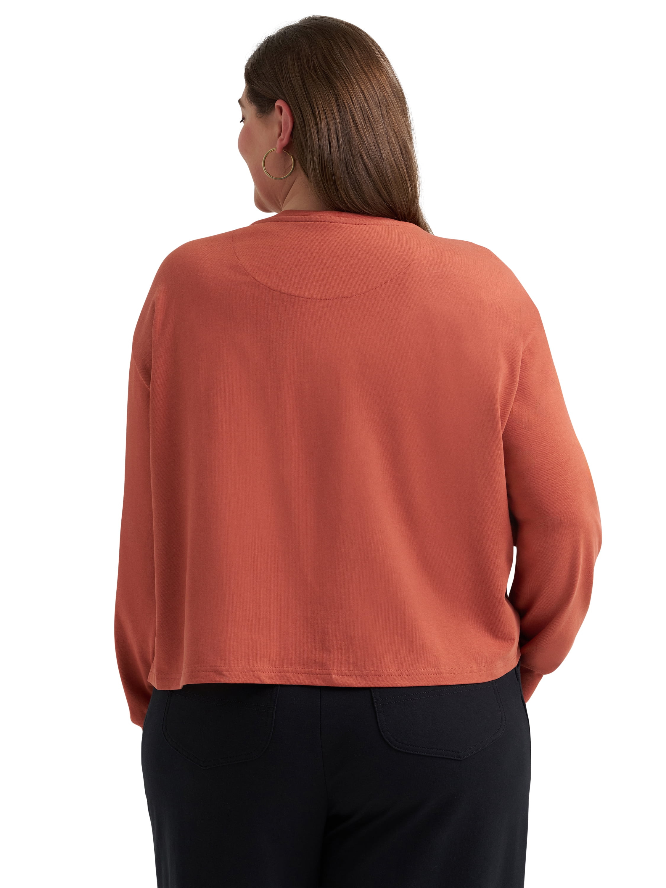 Lee® Women's Plus Relaxed Crew Sweatshirt, Sizes 0X-4X