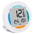 thumbnail image 2 of Small Digital Refrigerator Thermometer 2 Pack, IP65 Waterproof Commercial and Home Use, Max/Min Record Function with LCD Screen, Can be hung or stood for Fridge, 2 of 5