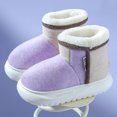 thumbnail image 3 of Zapatos de nieve con tacón de bolso de nuevo estilo para mujer, zapatos de algodón cálidos con suela gruesa y caña alta, botas de nieve para exteriores versátiles y de moda para hombres, 3 of 5