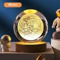 thumbnail image 2 of Moon Lamp Galaxy Lamp 3 inch 7 Color Changing Clear, 2 of 8