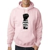 Trendy USA 1087 - Adult Hoodie Fist Pump Arm Band Black Lives Matter Human Rights Sweatshirt Large Light Pink