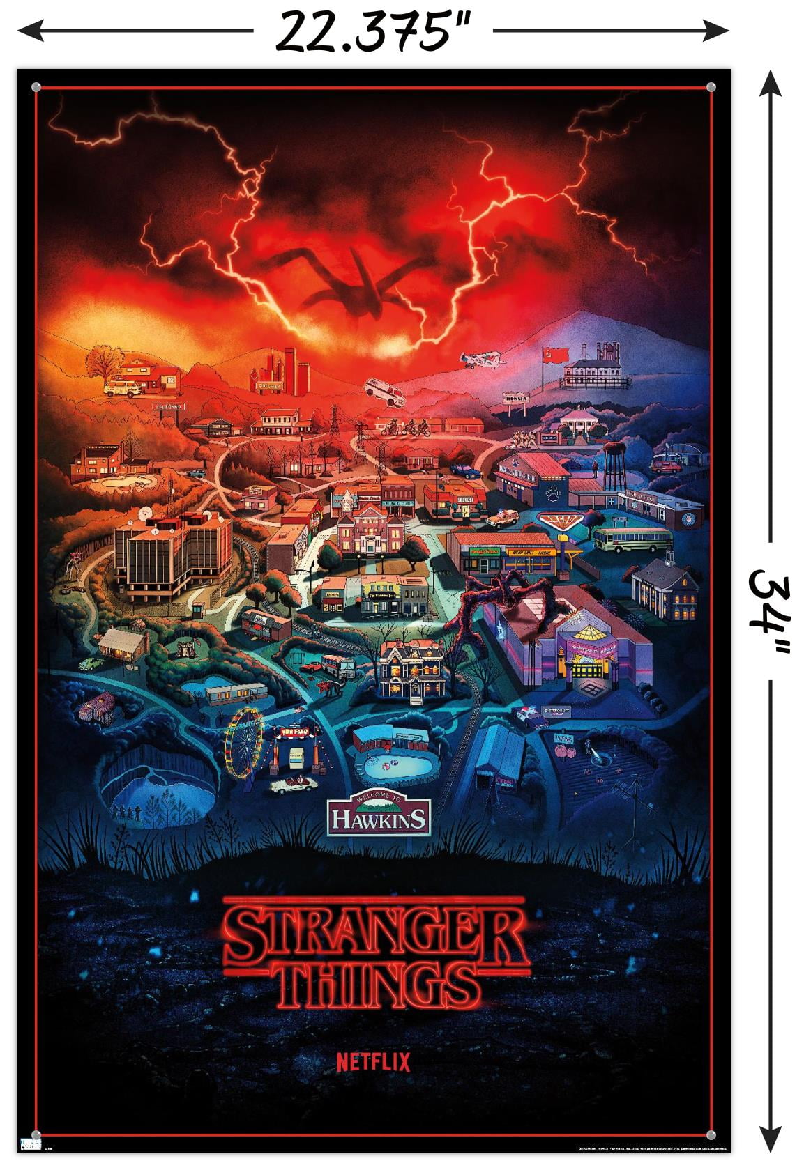 Stranger Things Netflix Series Poster A3 A4 Art Print 275gsm High Q UK