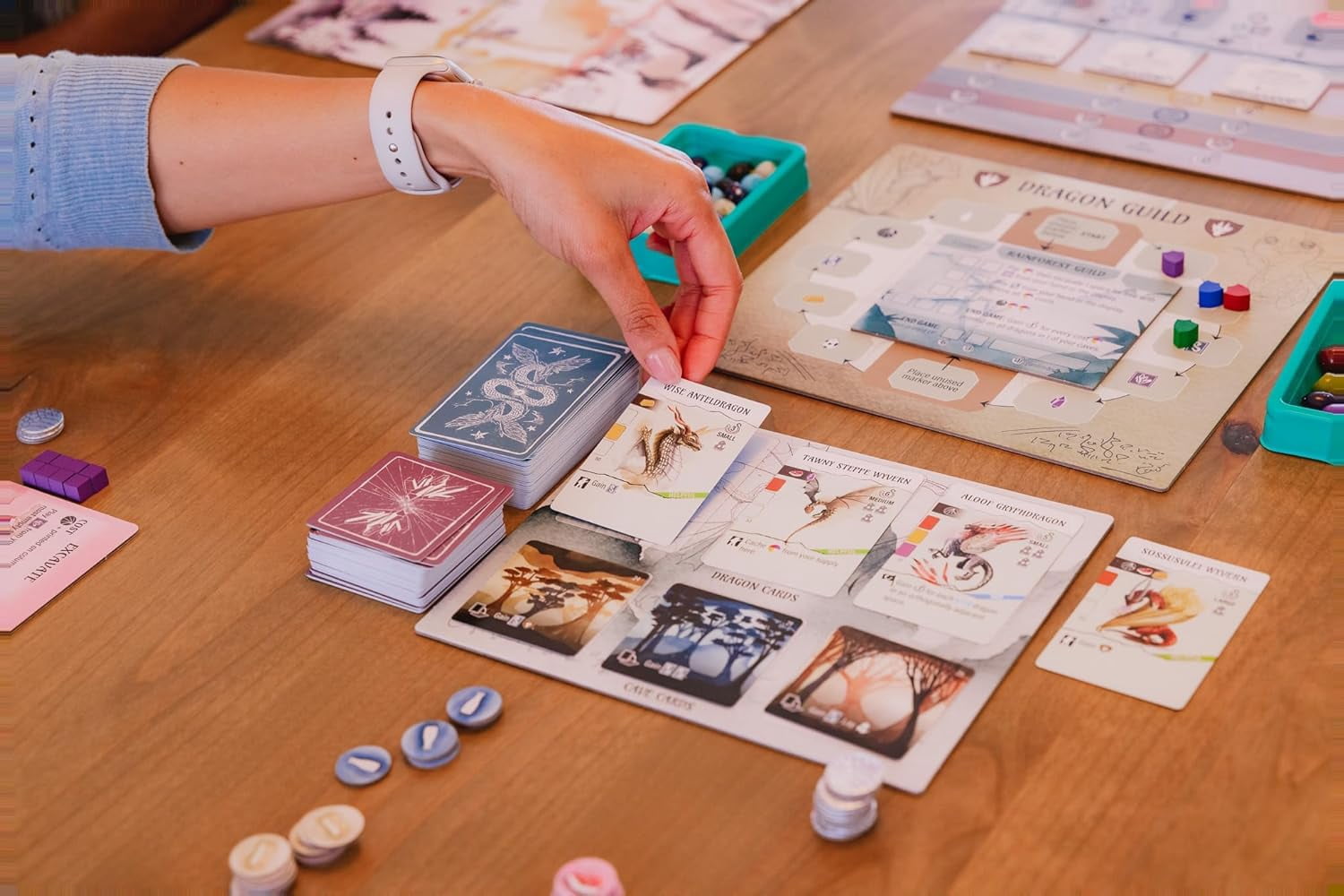 Wyrmspan - A Wingspan Game by Connie Vogelmann - A Strategy Board Game from Stonemaier Games
