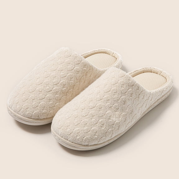 Willtoo House Slippers For Women Fuzzy Soft Slip On House Shoes with Memory Foam Indoor Non Slip Slippers with Wide Widths