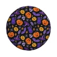 thumbnail image 3 of Spare Tire Cover, hat bat halloween pumpkins Wheel Cover Tire Covers for Trailers Car Truck Camper Universal Tire Covering Fits Diameter 16 inch, 3 of 7