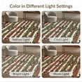 thumbnail image 7 of ODIKA 9'x12' Washable Area Rug Non-Slip, Chair-Friendly Fish Fishing Collage Bass Lure Stripe Stars Stripes Vintage Hunting Refined for Dining Room, Basement, Large Office, 7 of 7