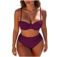 thumbnail image 2 of Ailaofu High Waisted Bikini Sets for Women - Two Piece Swimsuits Swim Suits 2026 Tummy Control Bathing Suit, 2 of 3