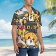 thumbnail image 5 of Balery Men'S Summer Hawaiian Shirts Short-Sleeve Design Name Printed Casual Shirts - Size Name, 5 of 9