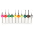 thumbnail image 1 of Micro Twist Bits, High Hardness Engraving Twist Bits Easy To Remove Chips  For Carving Machine For Printed Circuit Board Drill Machine For CNC, 1 of 8