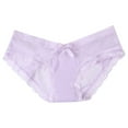 thumbnail image 5 of Sngxgn Women's Cool Breathable Comfort Cotton Brief(Purple,L), 5 of 5