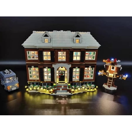 Brick Loot Deluxe LED Lighting Kit for Lego Home Alone Set 21330, Lego Set NOT Included, USB Powered Lights Compatible with Lego Model Kits and Building Toy Sets, for Adults & Kids Age 12+