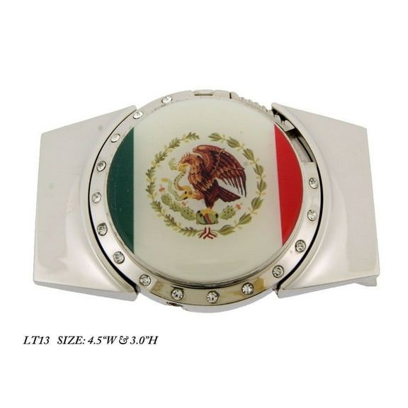 Removable Lighters Belt Buckle Mexico Mexican Flag Country South of the Border New
