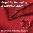 thumbnail image 6 of Wulful Red Comforter King, Hotel Style All Season Lightweight Cooling Microfiber Washable Comforter, 6 of 10