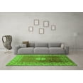 thumbnail image 3 of Ahgly Company Indoor Rectangle Oriental Green Industrial Area Rugs, 7' x 10', 3 of 4