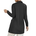 thumbnail image 6 of Long Cardigans for Women Solid Long Sleeve Soft Open Front Elegant Kimono Cardigan with Pockets,Womens Fall Winter Comfortable Lightweight Thin Coats Casual Loose Jackets Tops S-XXL, 6 of 6